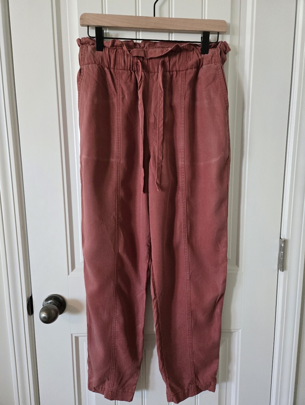 a new day Rust-Tone Drawstring Joggers